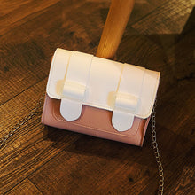 將圖片載入圖庫檢視器 【DPS1688】640-女包2020新款搭扣亮片撞色链条小方包多色选择时尚休闲手机包现货
