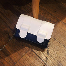 將圖片載入圖庫檢視器 【DPS1688】640-女包2020新款搭扣亮片撞色链条小方包多色选择时尚休闲手机包现货
