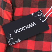 Muat gambar ke penampil Galeri, V Neck Long Sleeve Checkered Print Women Shirt
