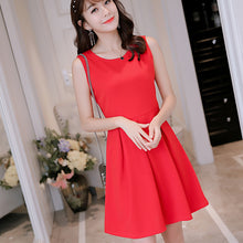 將圖片載入圖庫檢視器 【DPS1688】073RX-2020春夏新款韩版显瘦纯色女装修身大码无袖时尚百搭连衣裙
