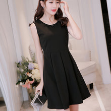 將圖片載入圖庫檢視器 【DPS1688】073RX-2020春夏新款韩版显瘦纯色女装修身大码无袖时尚百搭连衣裙
