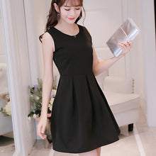 將圖片載入圖庫檢視器 【DPS1688】073RX-2020春夏新款韩版显瘦纯色女装修身大码无袖时尚百搭连衣裙
