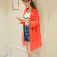 โหลดรูปภาพลงในเครื่องมือใช้ดูของ Gallery 【DPS1688】F0999-防晒衣2020新款春夏季女装雪纺衫韩版女士薄空调衫打底衫上衣
