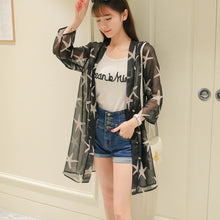 โหลดรูปภาพลงในเครื่องมือใช้ดูของ Gallery 【DPS1688】F0999-防晒衣2020新款春夏季女装雪纺衫韩版女士薄空调衫打底衫上衣
