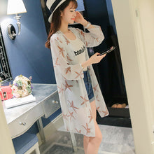 โหลดรูปภาพลงในเครื่องมือใช้ดูของ Gallery 【DPS1688】F0999-防晒衣2020新款春夏季女装雪纺衫韩版女士薄空调衫打底衫上衣
