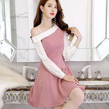 โหลดรูปภาพลงในเครื่องมือใช้ดูของ Gallery 【DPS1688】L481RX-2020春夏新款韩版修身百搭时尚长袖女装大码显瘦休闲连衣裙
