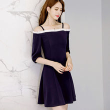 โหลดรูปภาพลงในเครื่องมือใช้ดูของ Gallery 【DPS1688】L564RX-2020春夏新款韩版大码显瘦时尚休闲女装潮流百搭纯色连衣裙
