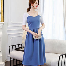 Muat gambar ke penampil Galeri, 【DPS1688】L544RX-2020春夏韩版女装新款时尚短袖潮流休闲修身大码百搭连衣裙
