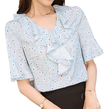 โหลดรูปภาพลงในเครื่องมือใช้ดูของ Gallery 【DPS1688】C579RX-2020春夏新款韩版大码显瘦衬衫休闲女装百搭衬衣潮流雪纺衫
